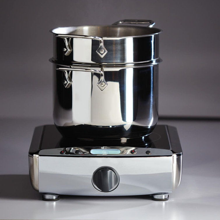 Stainless Steel 6-Quart Pasta Pot with Basket Insert