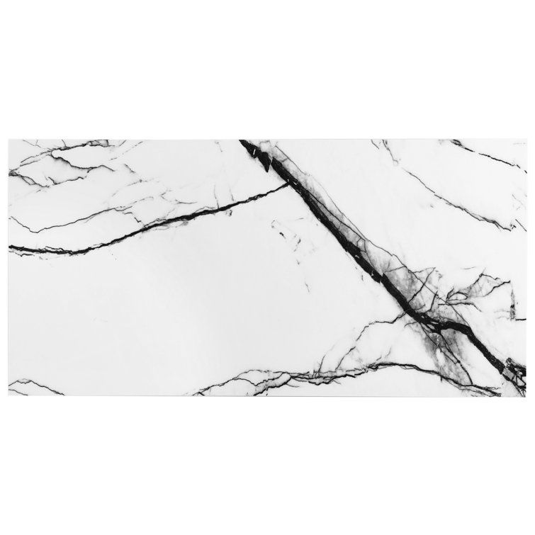 Magnus Breach 11.81 x 23.62 Polished Porcelain Marble-Look Tile