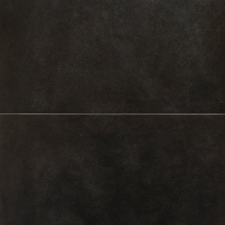 Vocal 24'' x 24'' Matte Black Porcelain Floor and Wall Tile