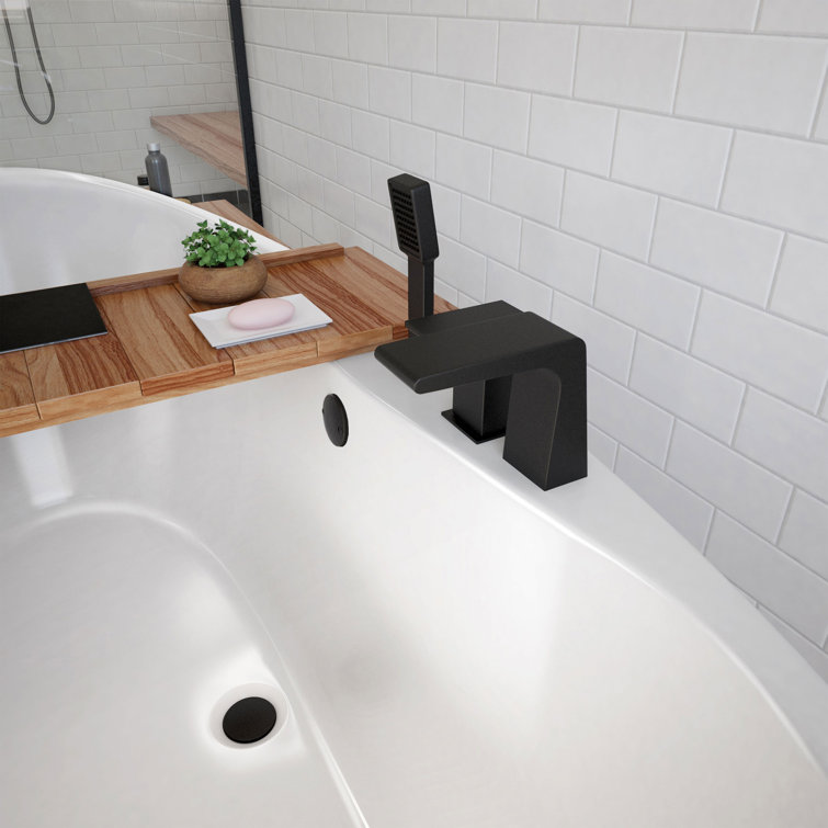 Caspian 66" White Acrylic Freestanding Bathtub