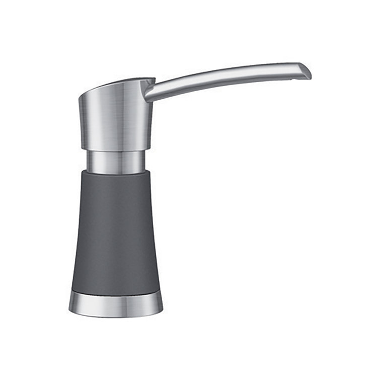 Cinder and Stainless Steel Kitchen Soap Dispenser