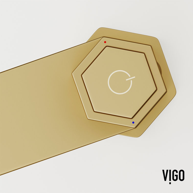Matte Brushed Gold Single Handle Bathroom Faucet
