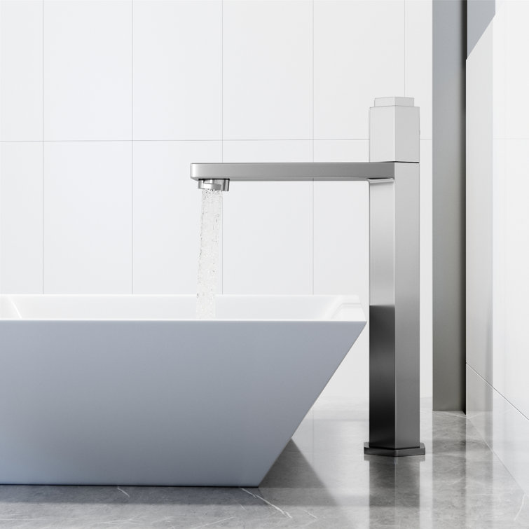 Nova Chrome Vessel Bathroom Faucet with Single-Handle Design