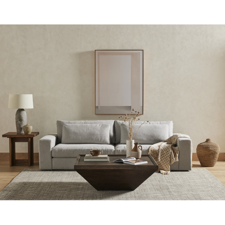 Gray Hand-Knotted Wool and Cotton Moroccan 8' x 10' Rug