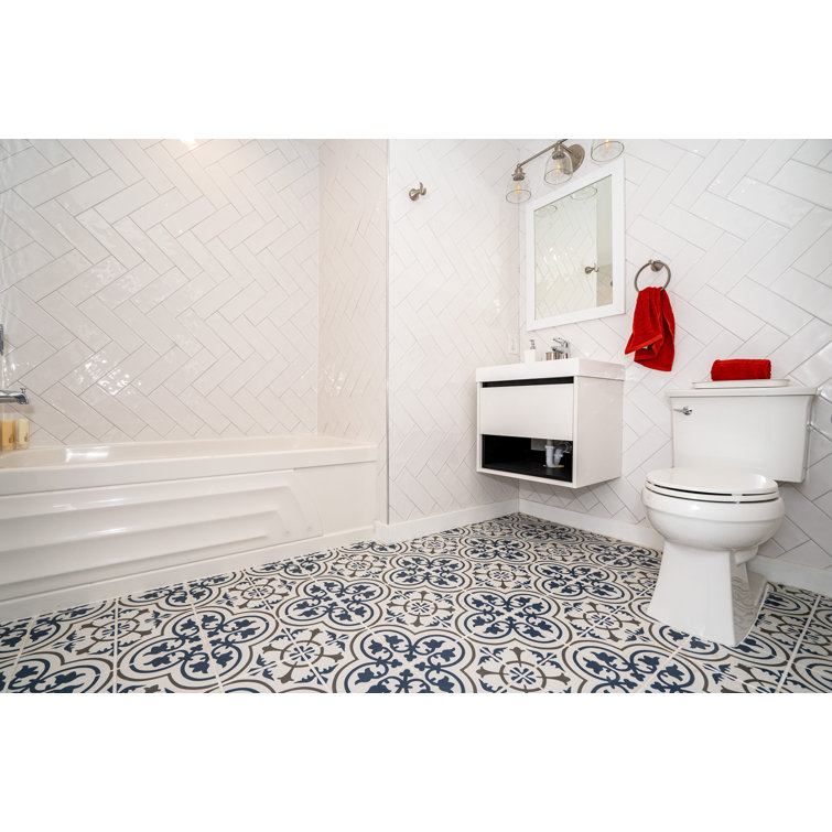 Urbano Pure White Glossy Ceramic 4x12 Subway Wall Tile