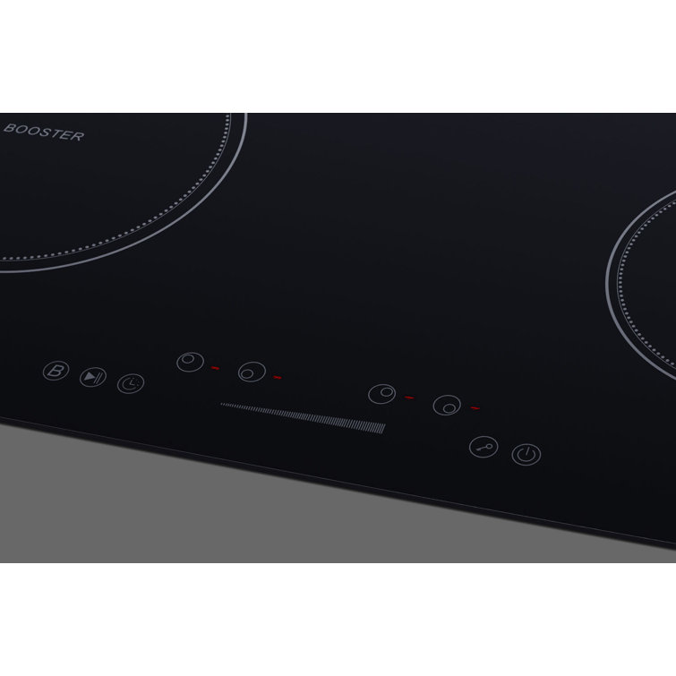 Summit 30" Black Ceramic Glass Induction Cooktop