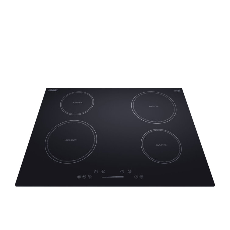Summit 30" Black Ceramic Glass Induction Cooktop