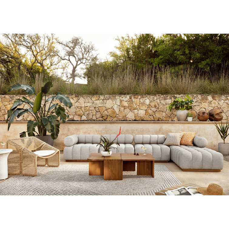 Heathered Beige 9' x 12' Handmade Wool Area Rug