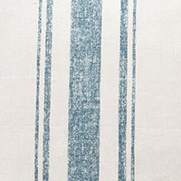 Blue and White Cotton Twin XL Reversible Duvet Cover Set