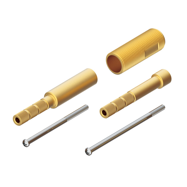 Brass Deep Wall Extension Kit for 1/2" Shower Diverter Valve