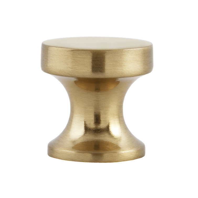 High Desert 1" Satin Brass Round Cabinet Knob