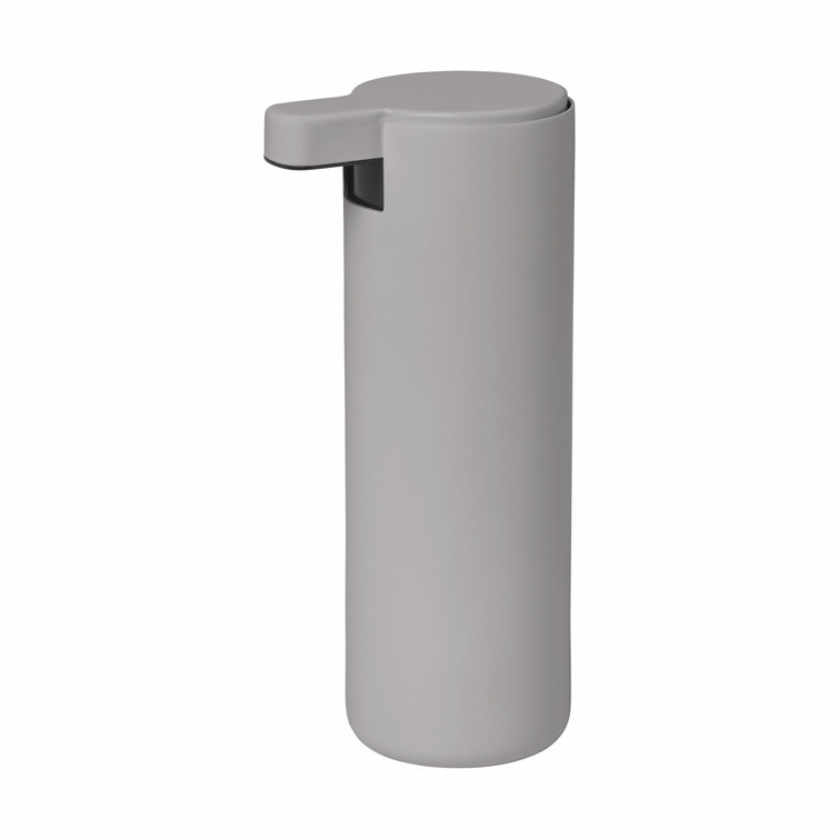 Gray Titanium-Coated Steel Soap Dispenser