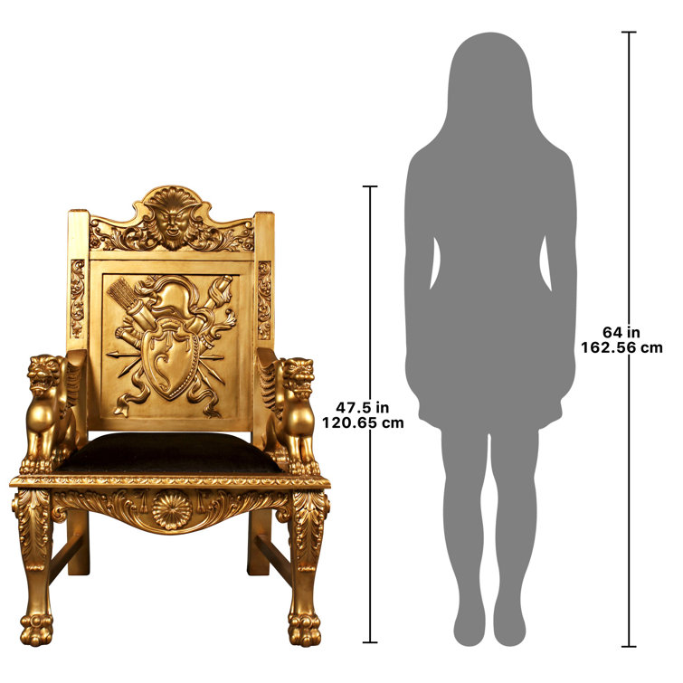 Ebony Velvet Alfred's Throne Handcrafted Armchair