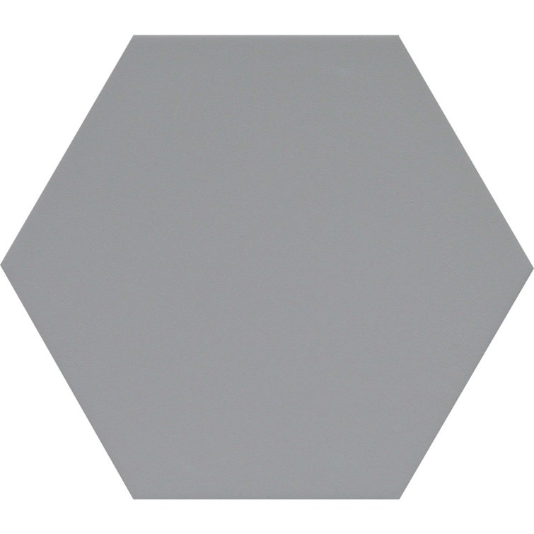Silver Hexagon Matte Porcelain Tile for Wall and Floor