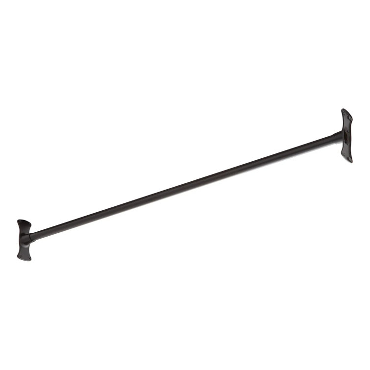 48" Brass Straight Shower Curtain Rod