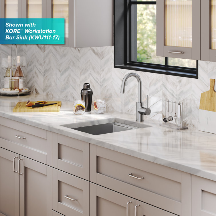 Chrome Single Handle Deck Mounted Bar Faucet