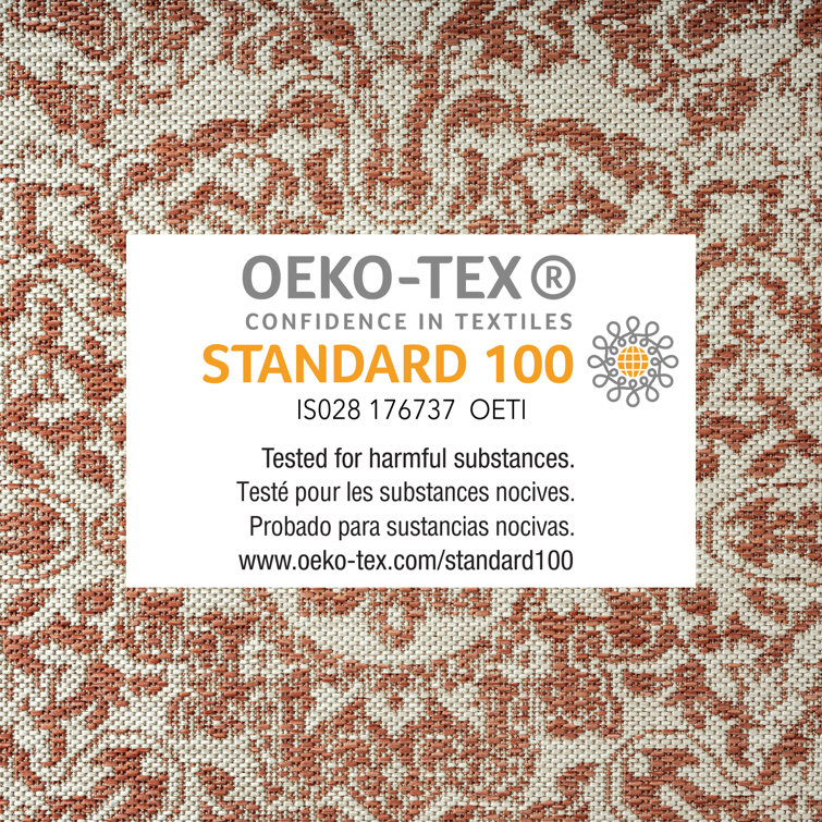 Terracotta Medallion 8' x 10' Indoor/Outdoor Synthetic Area Rug