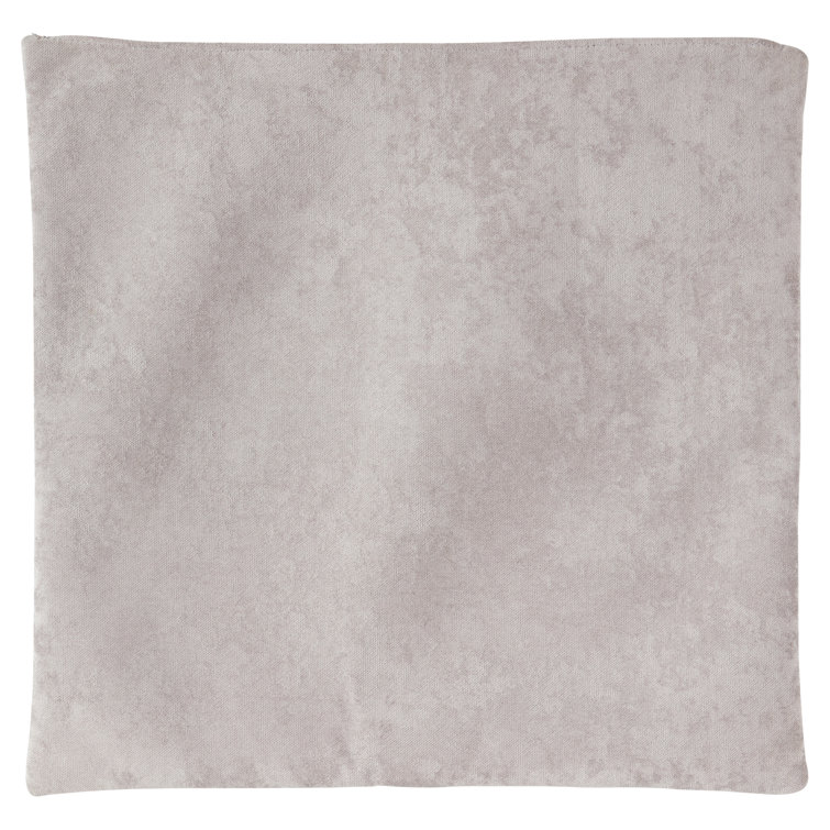 Ash Gray 24" Square Velvet Throw Pillow Cover