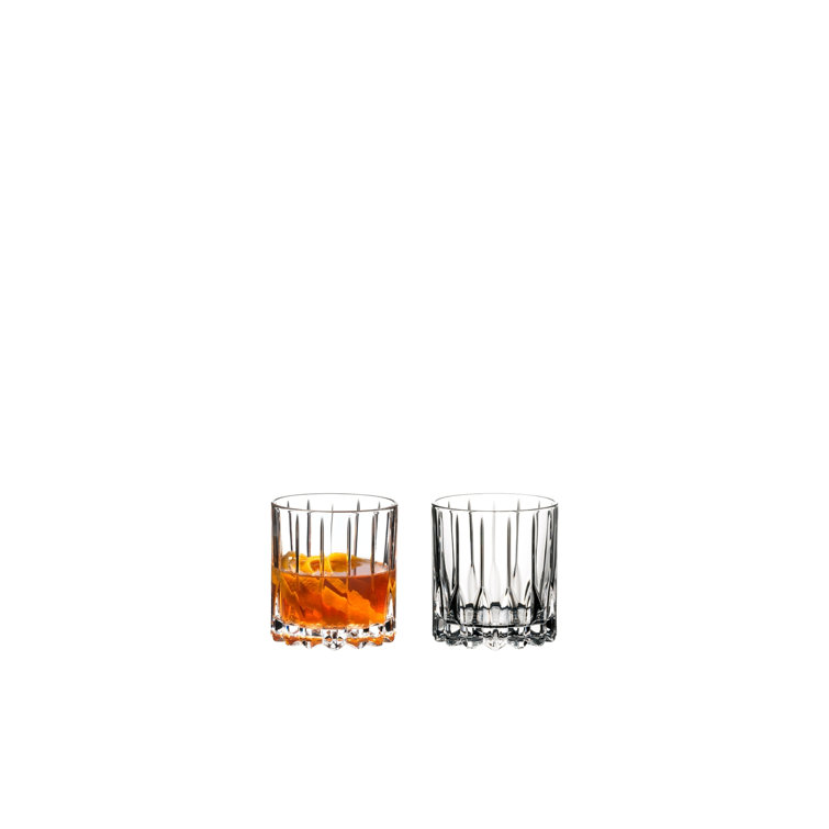Riedel Clear Glass 6 Oz Neat Cocktail Glasses Set
