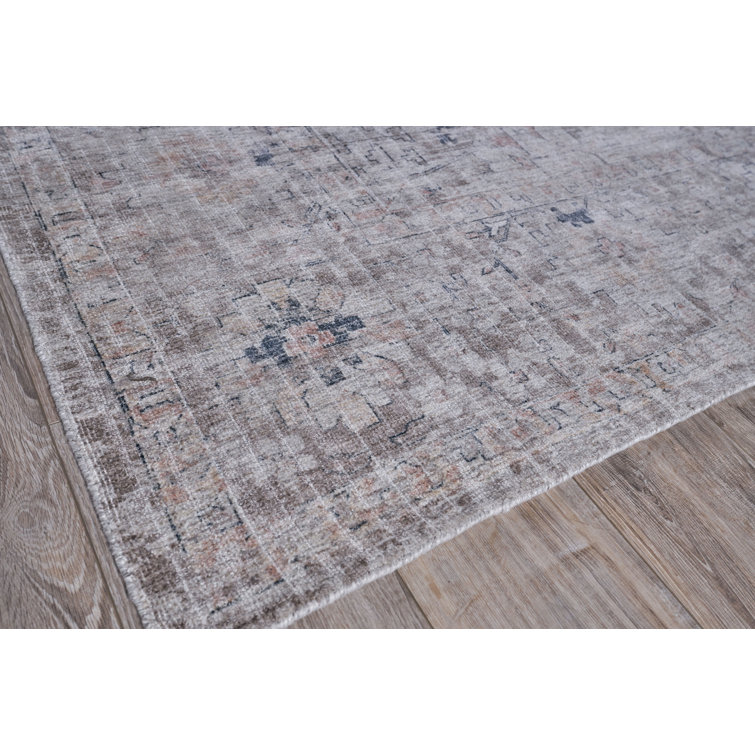 Handmade Beige and Brown Wool and Viscose 12' x 15' Rectangular Rug