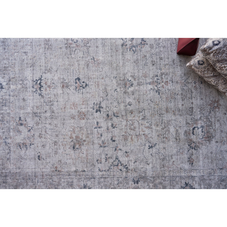 Handmade Beige and Brown Wool and Viscose 12' x 15' Rectangular Rug