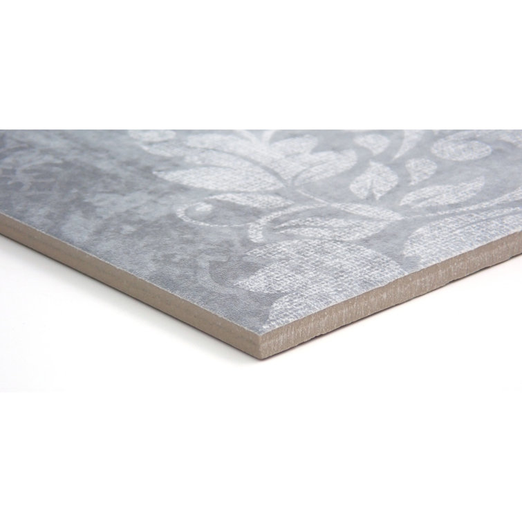 Gray Matte Porcelain Square Wall and Floor Tile
