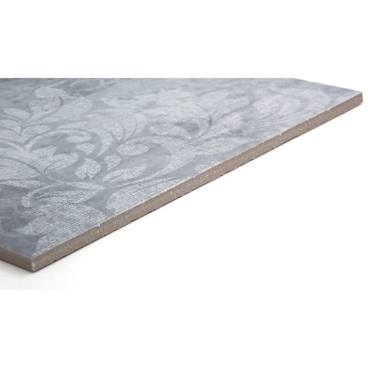 Gray Matte Porcelain Square Wall and Floor Tile