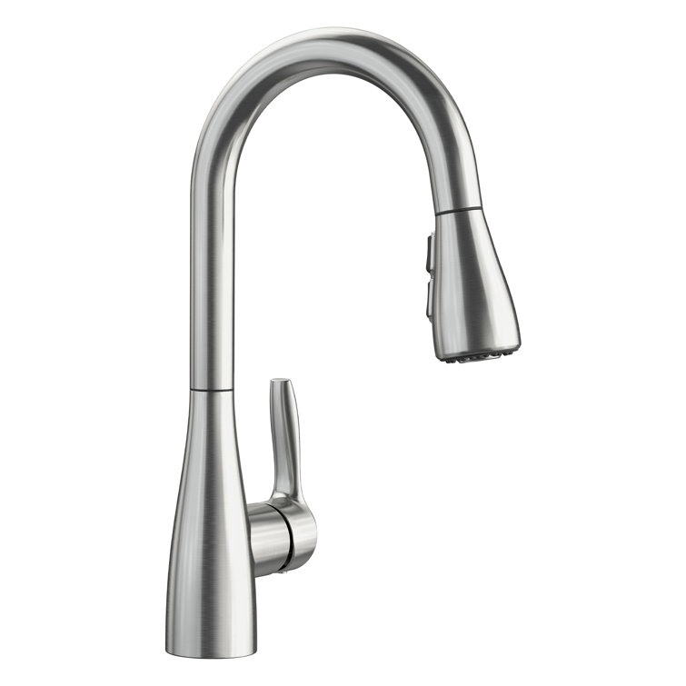 Stainless Steel Pull-Down Bar Faucet with Spray