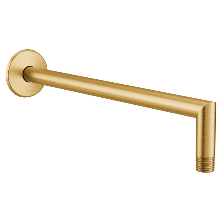 Brushed Gold Modern Wall Mounted Shower Arm
