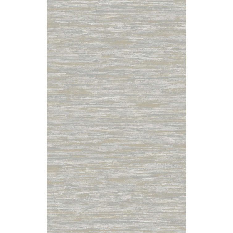 Gray Metallic Textured Non-Woven Wallpaper Roll