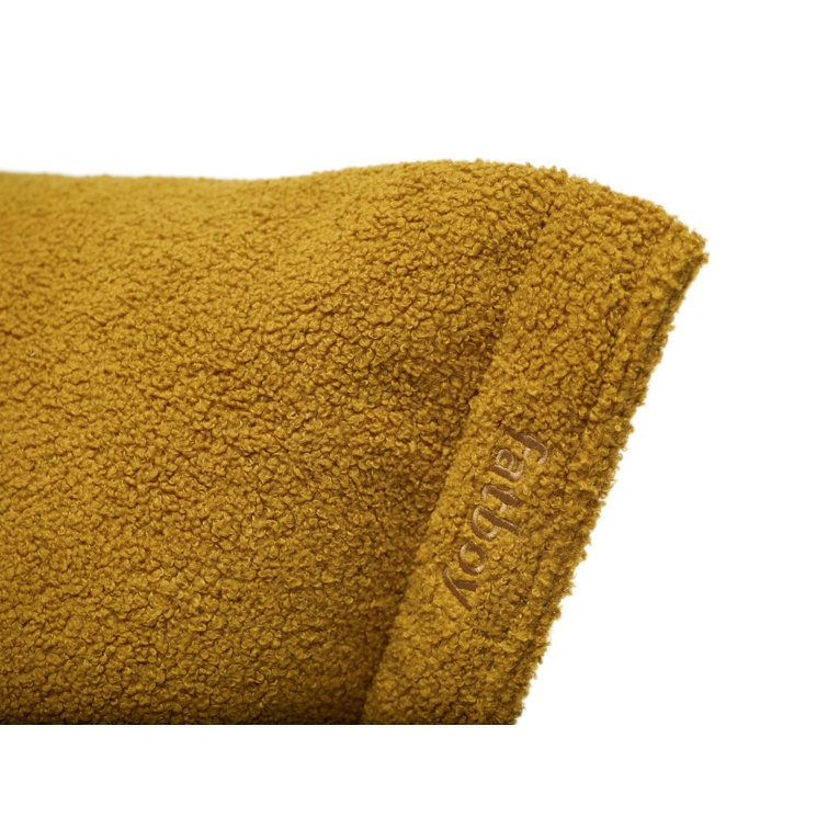 Mustard Soft Plush Minimalist Floor Chair