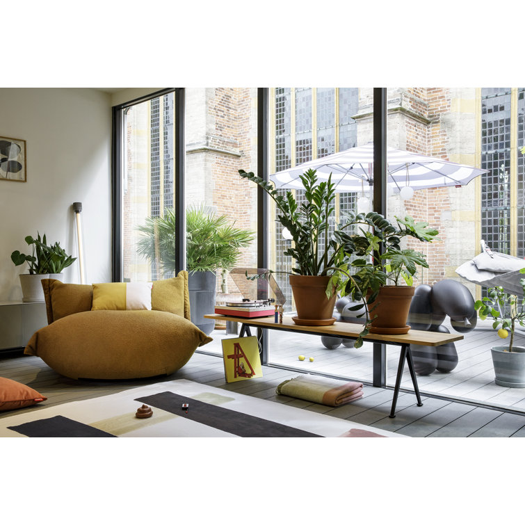 Mustard Soft Plush Minimalist Floor Chair