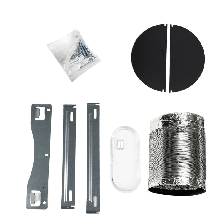 30-Inch Black Stainless Steel Convertible Wall Mount Range Hood