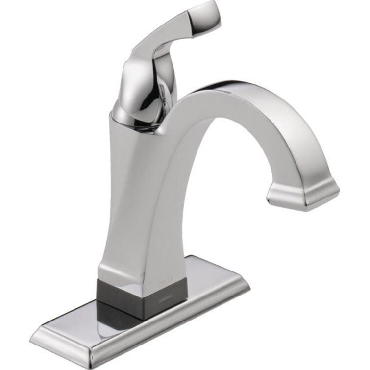 Modern Chrome Single Hole Touchless Bathroom Faucet