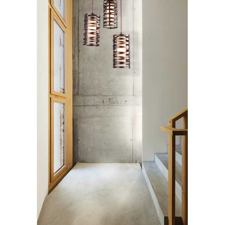 Flat Bronze 3-Light LED Cluster Pendant