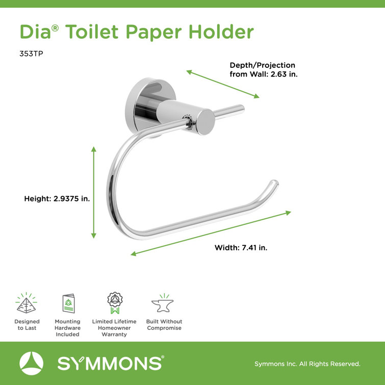 Polished Chrome 4-Piece Bathroom Hardware Set
