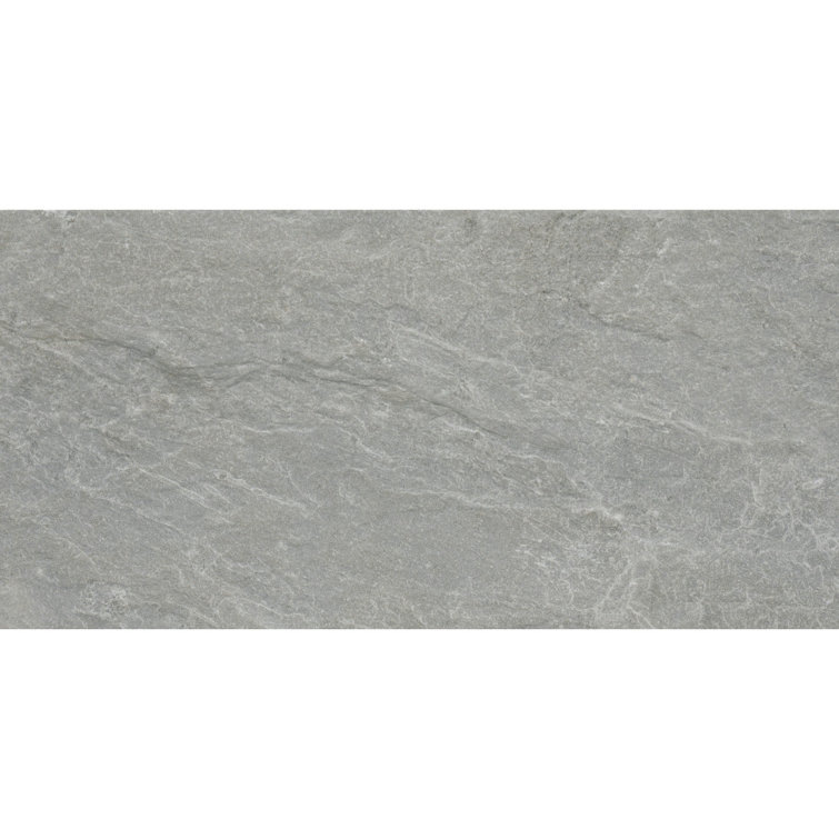 Milestone 12" x 24" Moon Gray Glazed Porcelain Tile
