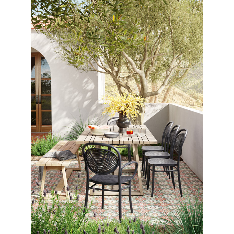 Matte Black Trumpet Ceramic Decorative Table Vase
