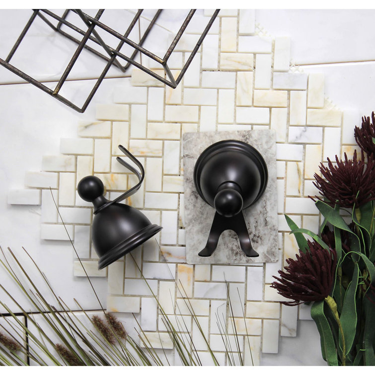Oil Rubbed Bronze Double Restoration Robe Hook Set