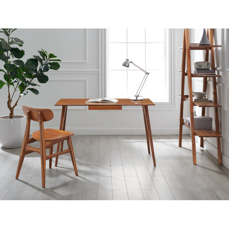 Dera 75'' Tall Bamboo Etagere Bookcase