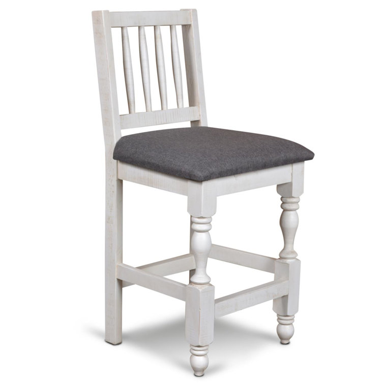 Hamptons Style Solid Pine 5-Piece Bistro Dining Set with Storage