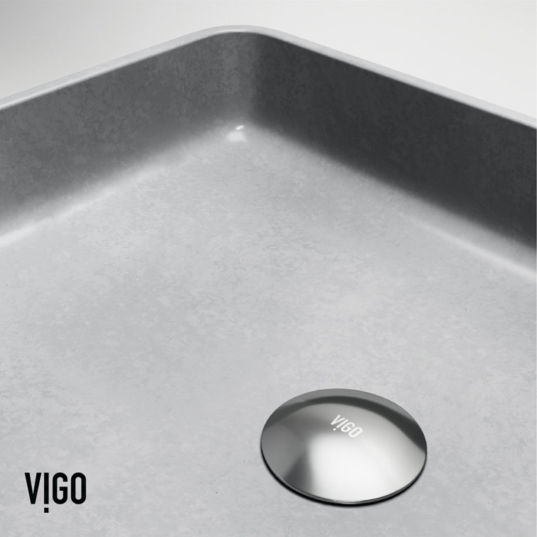 Concerto Ceramic 19"x14" Above-Counter Rectangular Vessel Sink