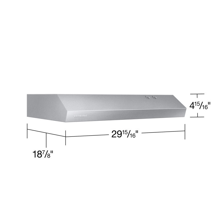 Samsung 30" Stainless Steel Under Cabinet Range Hood