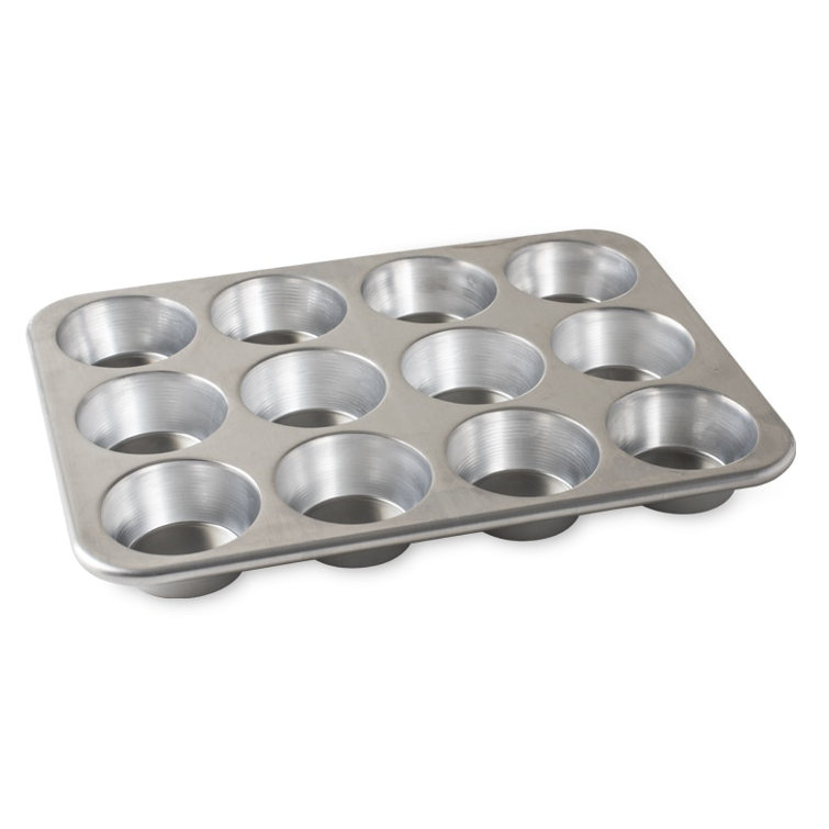 Nordic Ware Nonstick Round Aluminum 12-Cup Muffin Pan