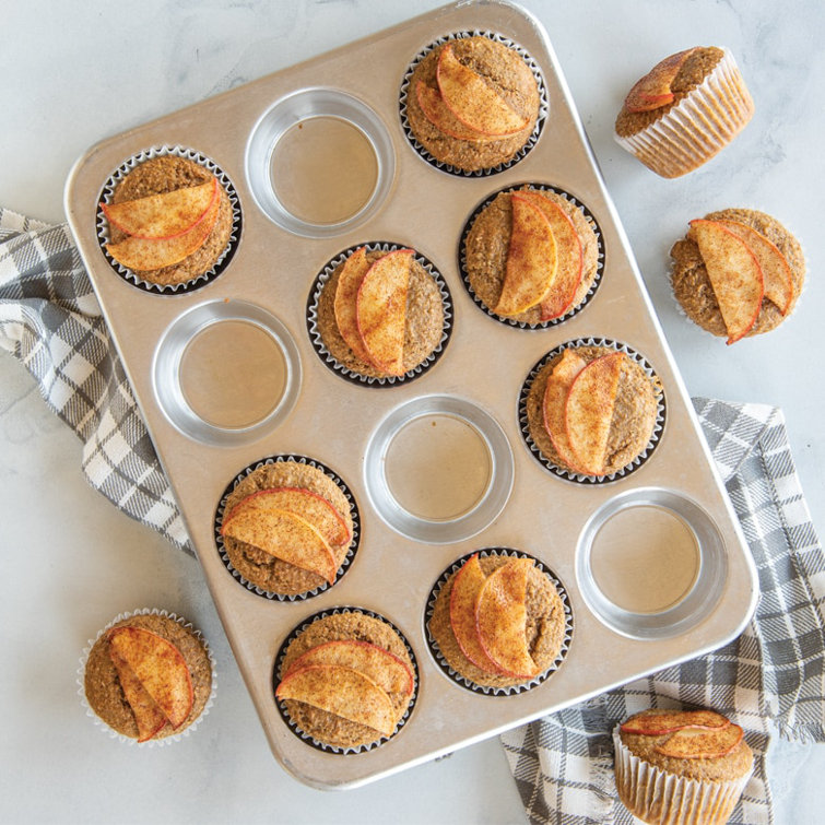 Nordic Ware Nonstick Round Aluminum 12-Cup Muffin Pan