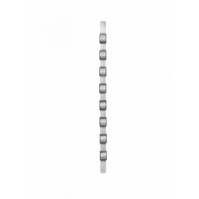 Stainless Steel Wall Mounted 8-Bottle Wine Rack