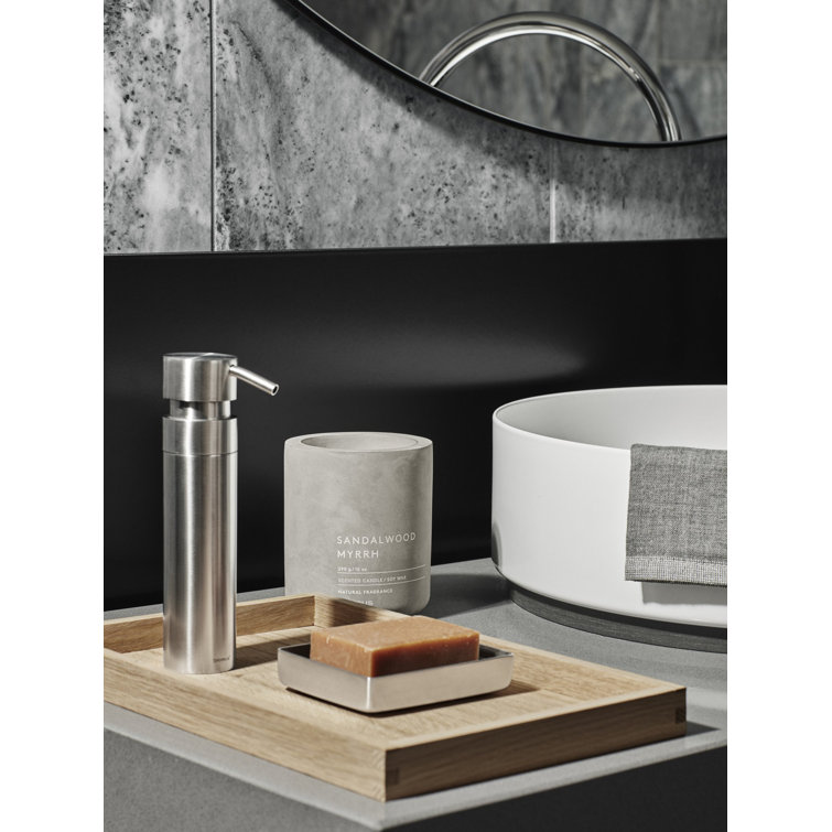 Polished Stainless Steel Wall Mounted Soap Dispenser