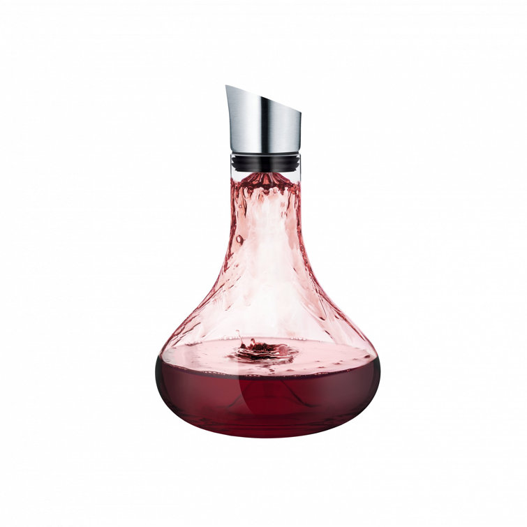 Alpha Clear Glass Wine Decanter with Aerator
