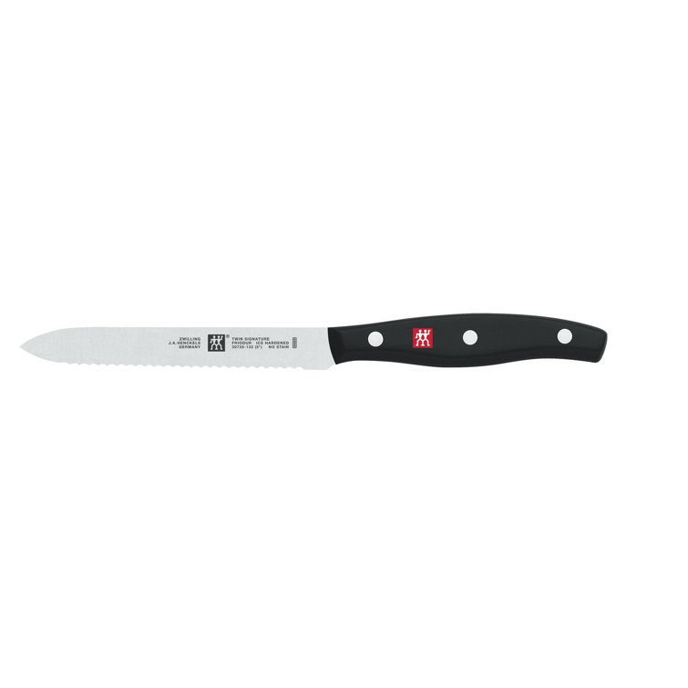 ZWILLING J.A. Henckels ZWILLING Twin Signature 19-Piece German Knife Set with Block, Made in Company-Owned German Factory with Special Formula Steel perfected for almost 300 Years