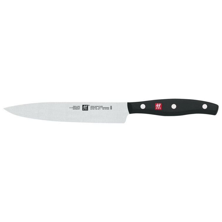 ZWILLING J.A. Henckels ZWILLING Twin Signature 19-Piece German Knife Set with Block, Made in Company-Owned German Factory with Special Formula Steel perfected for almost 300 Years